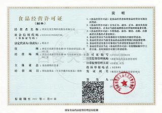 Food business license