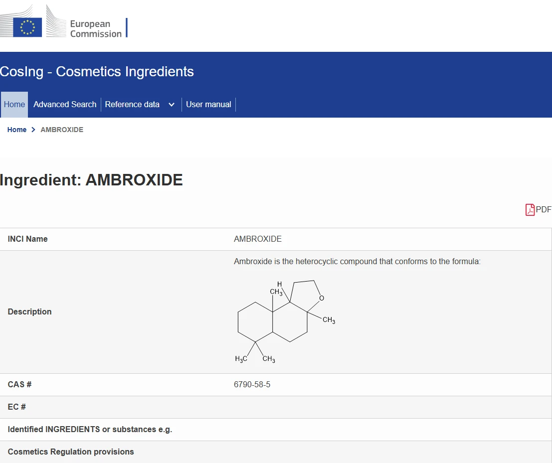Ec-ambroxide Ec-ambroxide